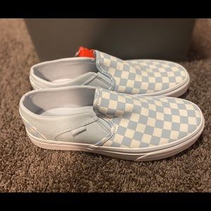Vans Asher Checkerboard slip on sneakers